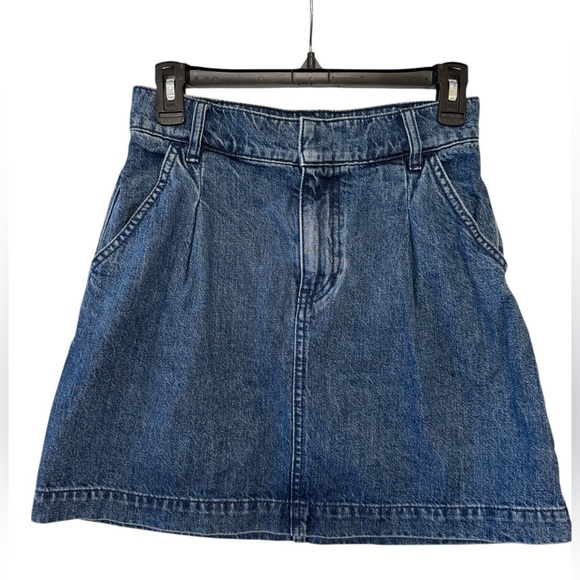 Free People Denim Mini Skirt size 26 - Picture 1 of 4